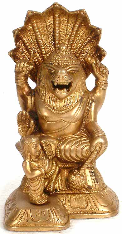 Shrimad Bhagavata Purana 7.8.30 Brass Statue Handmade