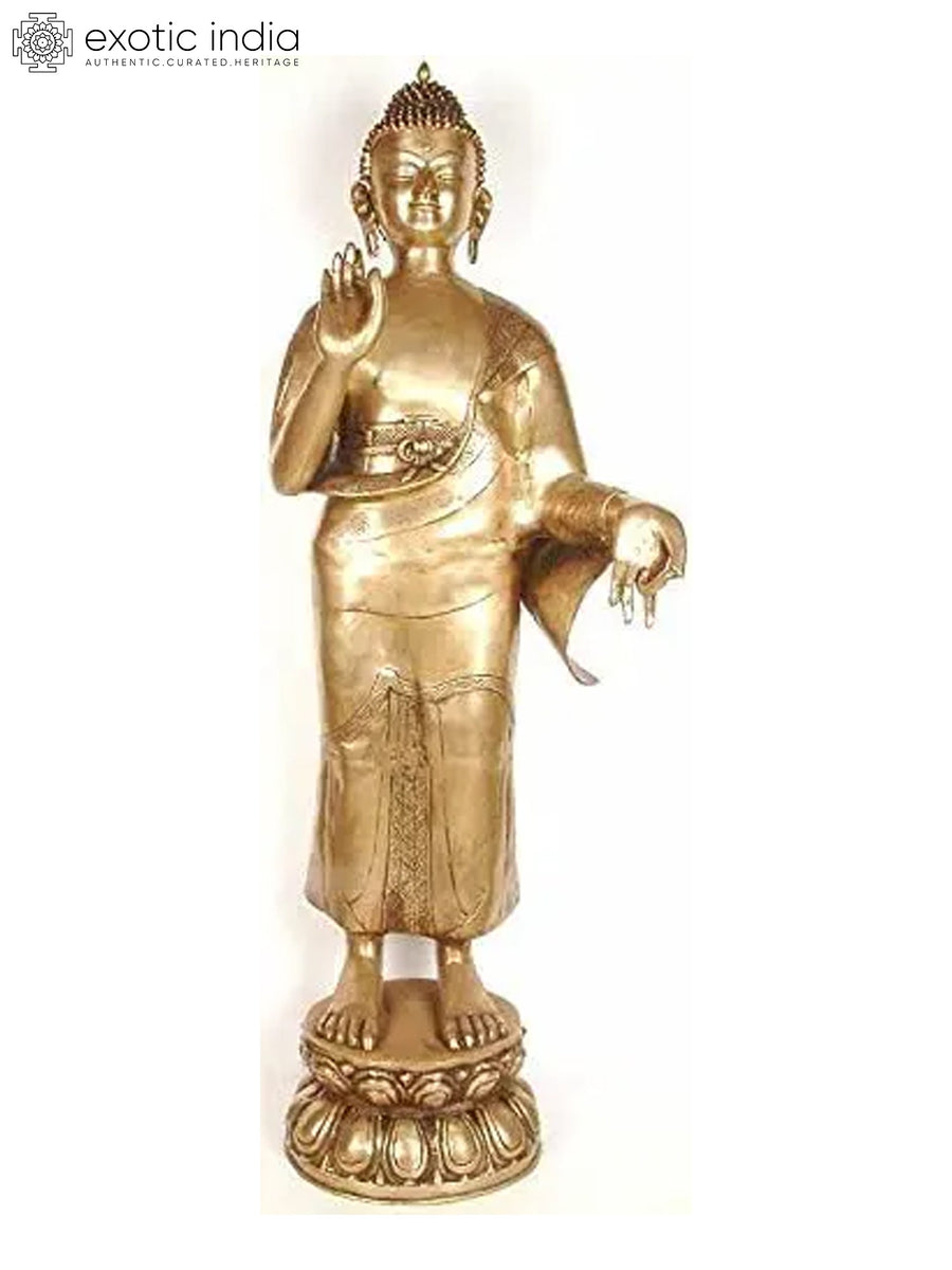 Segan Semui-in Large Brass Sculpture Handmade