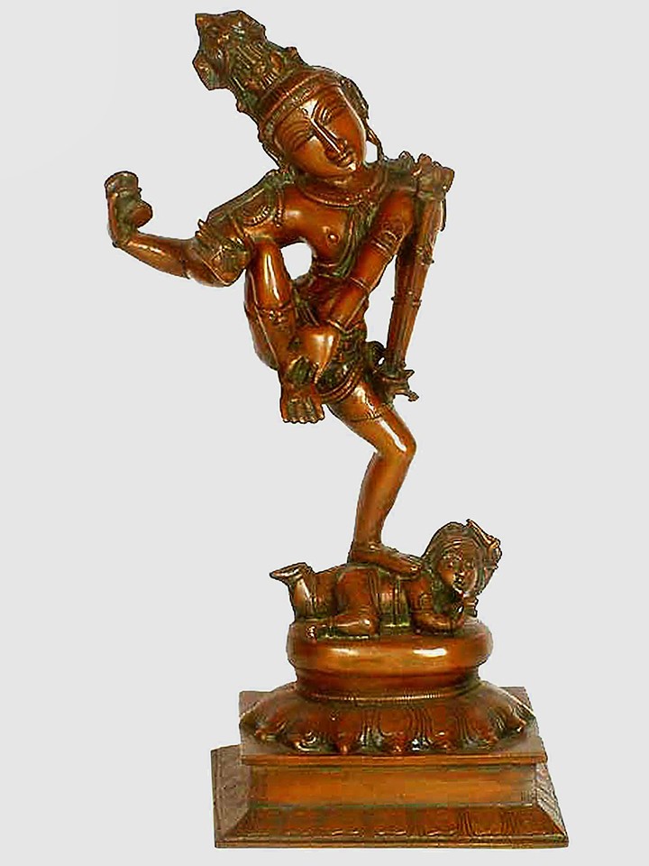 20" Nataraja Handmade Brass Statue for Pooja