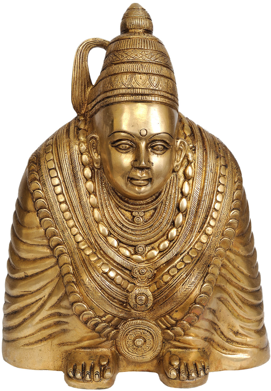 13" Goddess Manasa Devi Handmade Brass Statue for Pooja