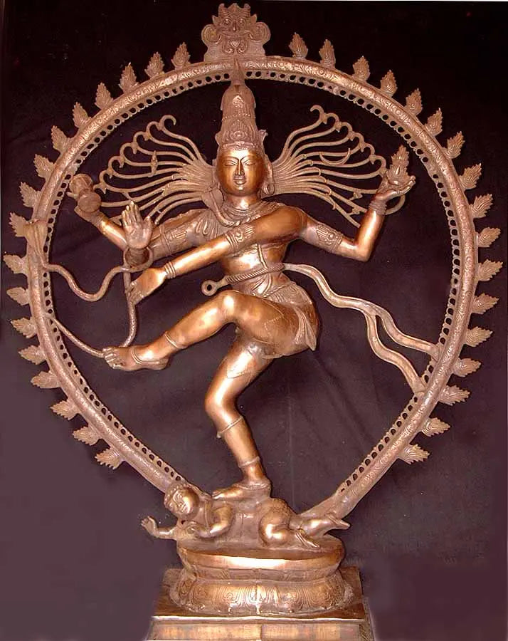 Large Nataraja Brass Statue for Pooja
