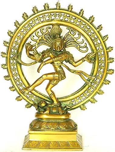 13" Nataraja In Brass | Handmade | Made In India