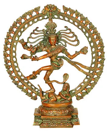 20" Handmade Lord Shiva Nataraja Brass Statue
