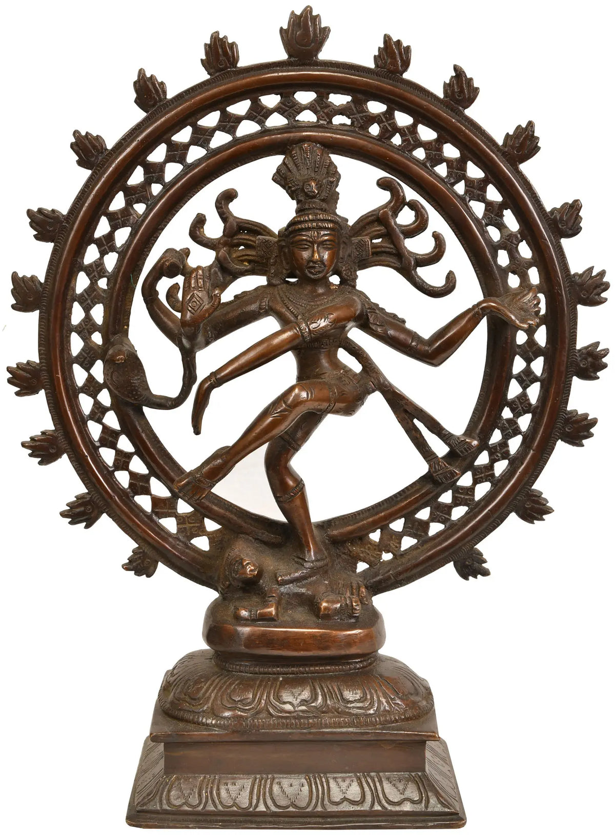 11" Nataraja In Brass | Handmade | Made In India