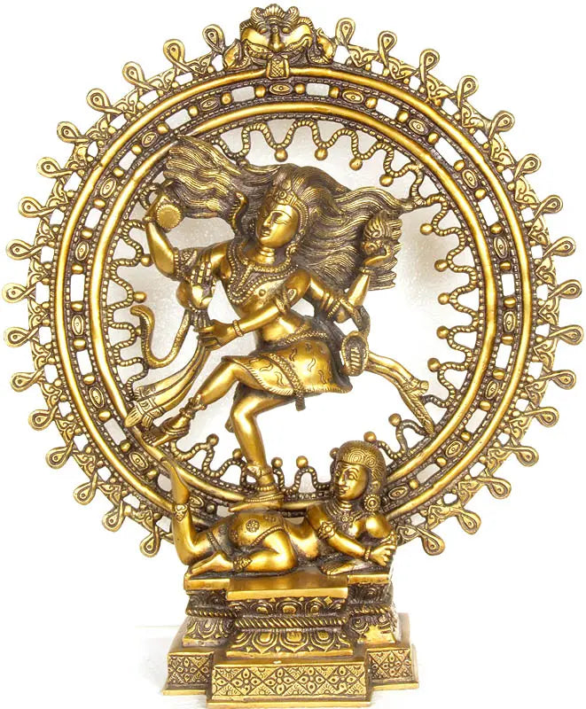 17" Shiva as Nataraja In Brass | Handmade | Made In India