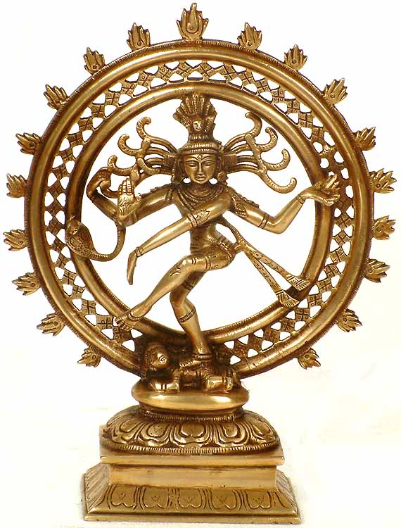 11" Nataraja Divine Dancer Handmade Brass Sculpture