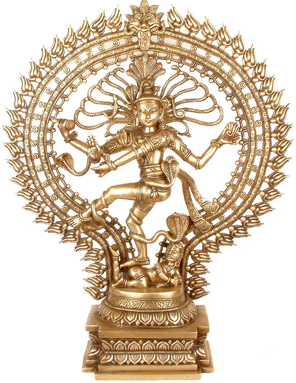 28" Shiva Nataraja Handmade Brass Statue