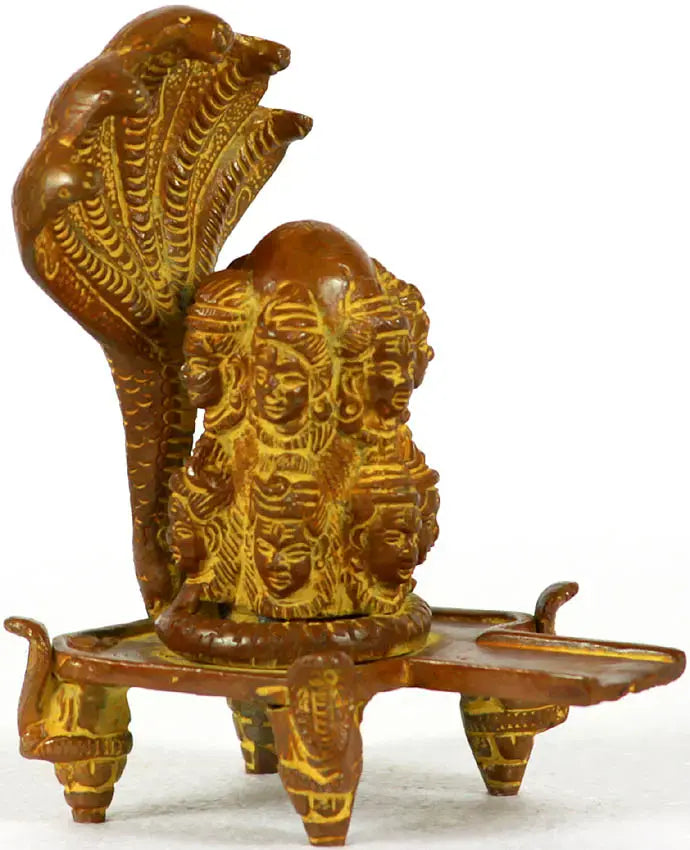Brass Mukhalingam Idol for Pooja
