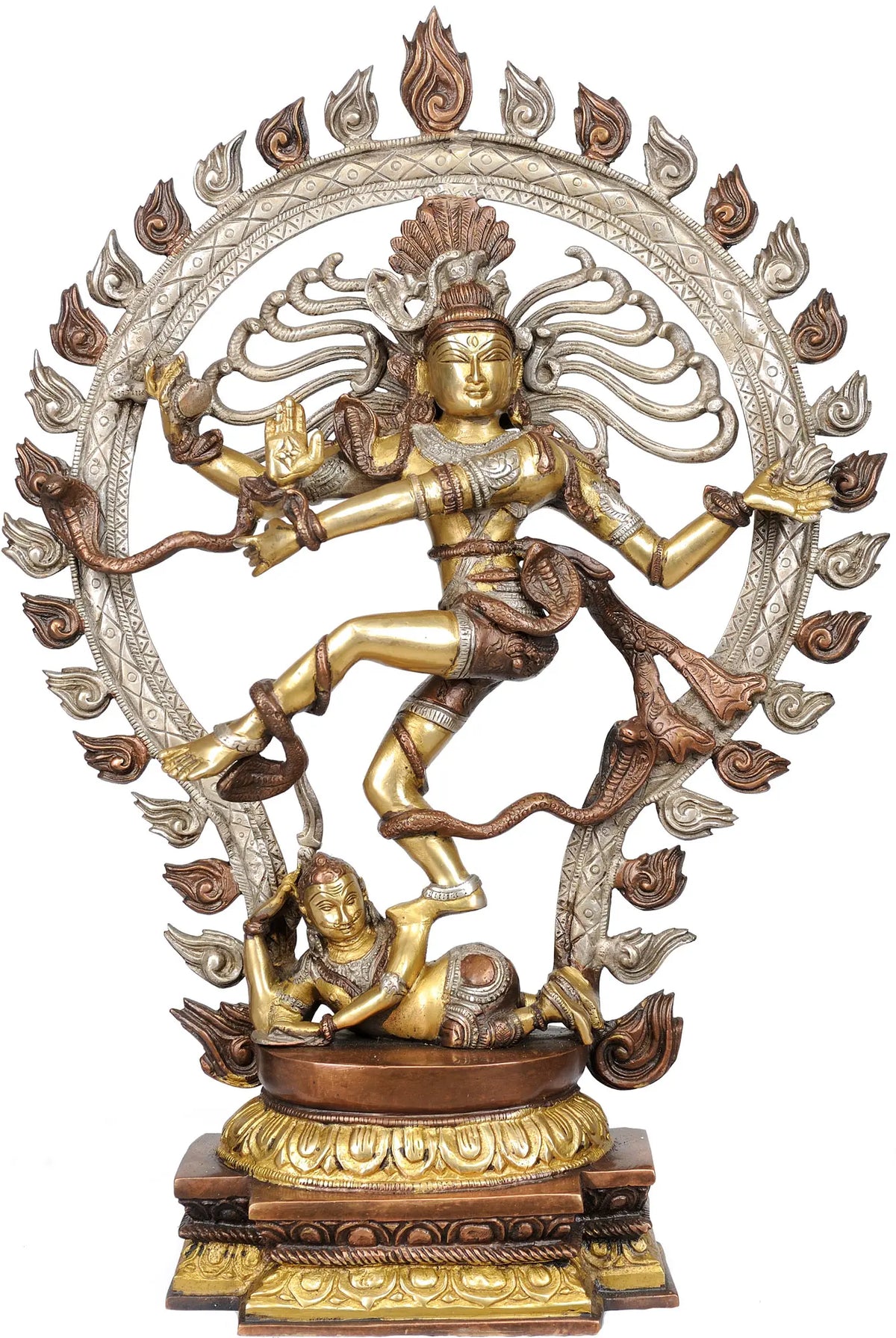 21" Nataraja In Brass | Handmade | Made In India