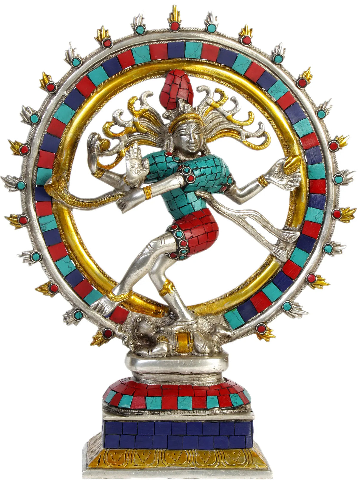13" Nataraja In Brass | Handmade | Made In India