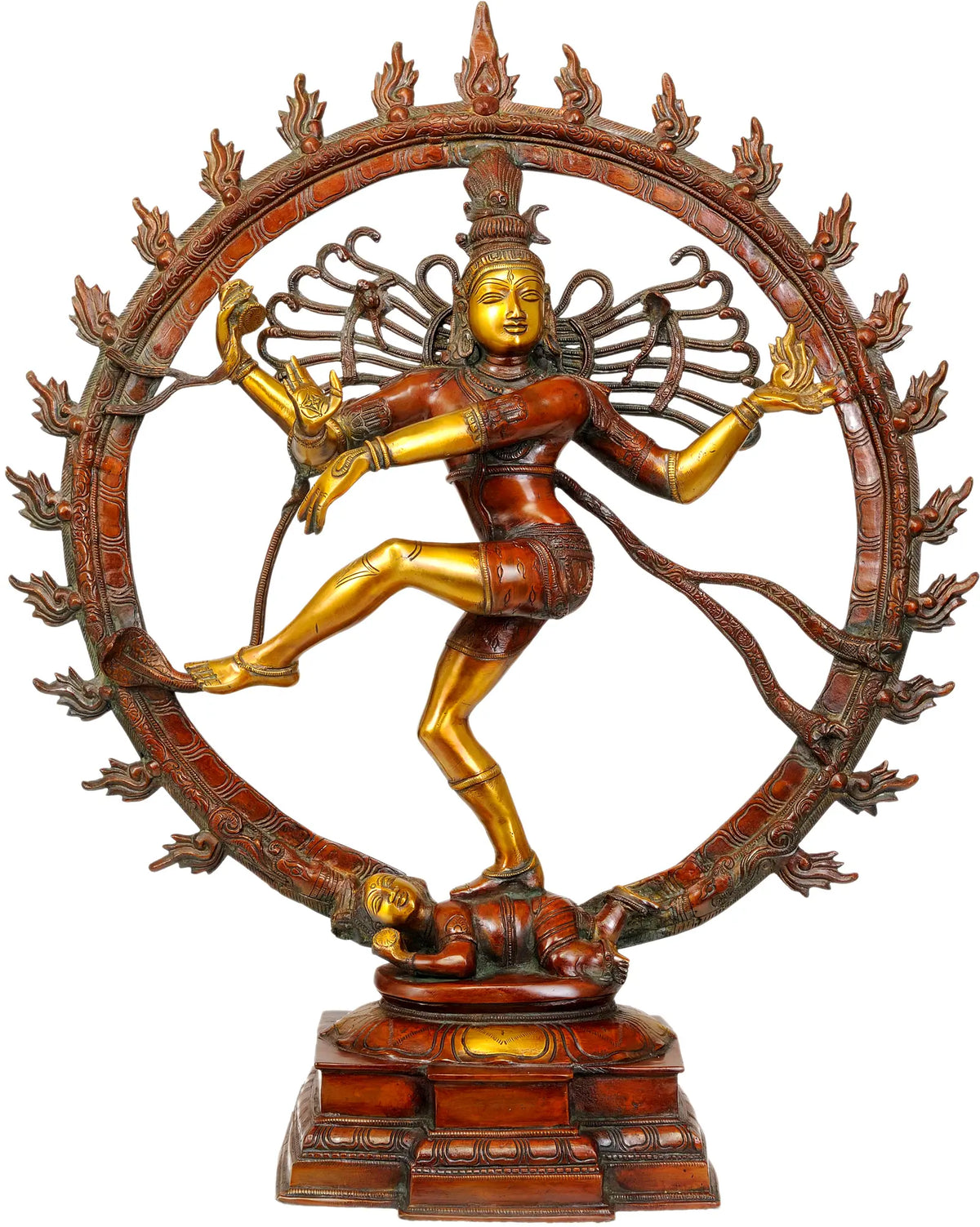25" Shiva as Nataraja In Brass | Handmade | Made In India