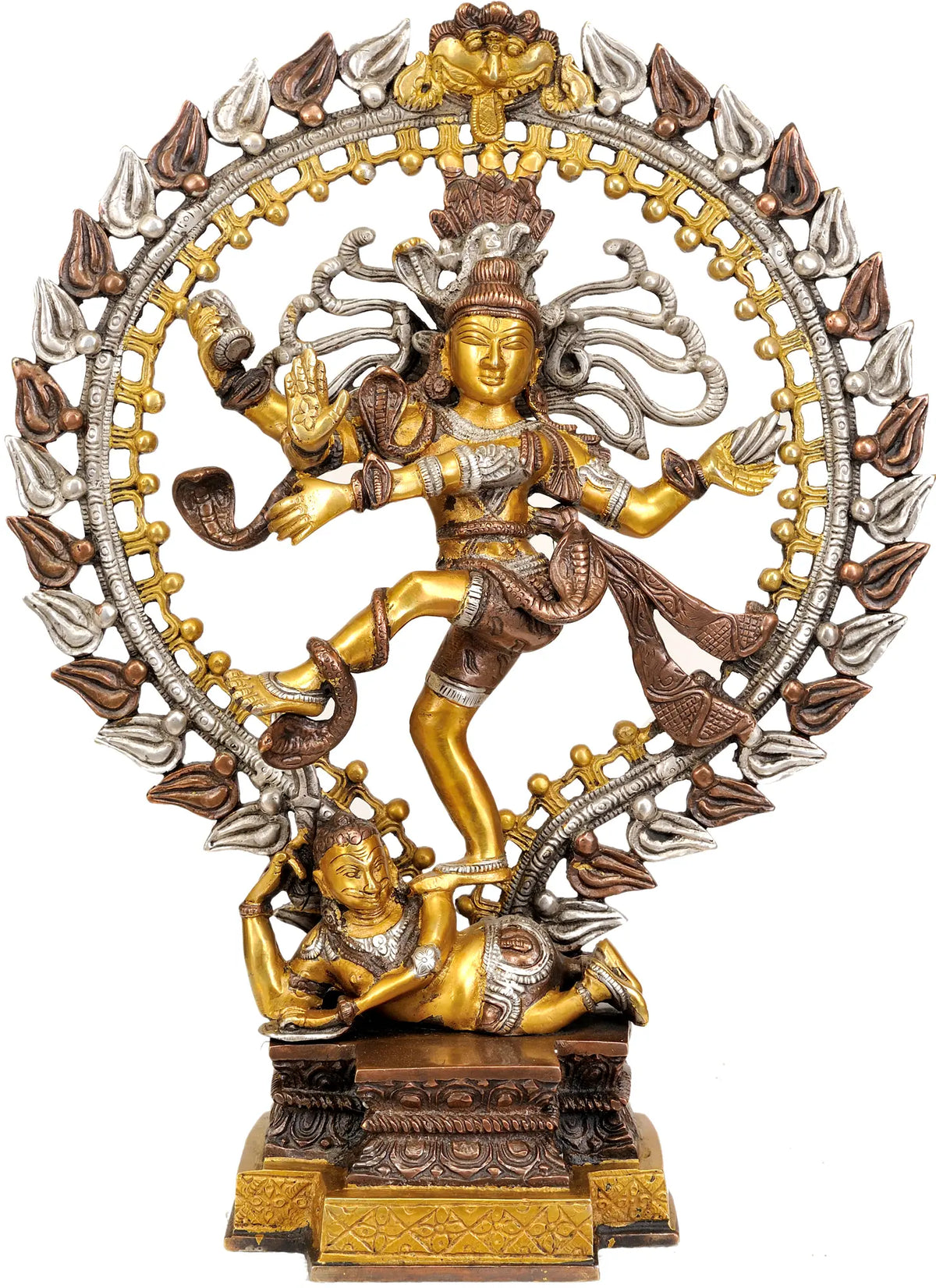 17" Nataraja In Brass | Handmade | Made In India