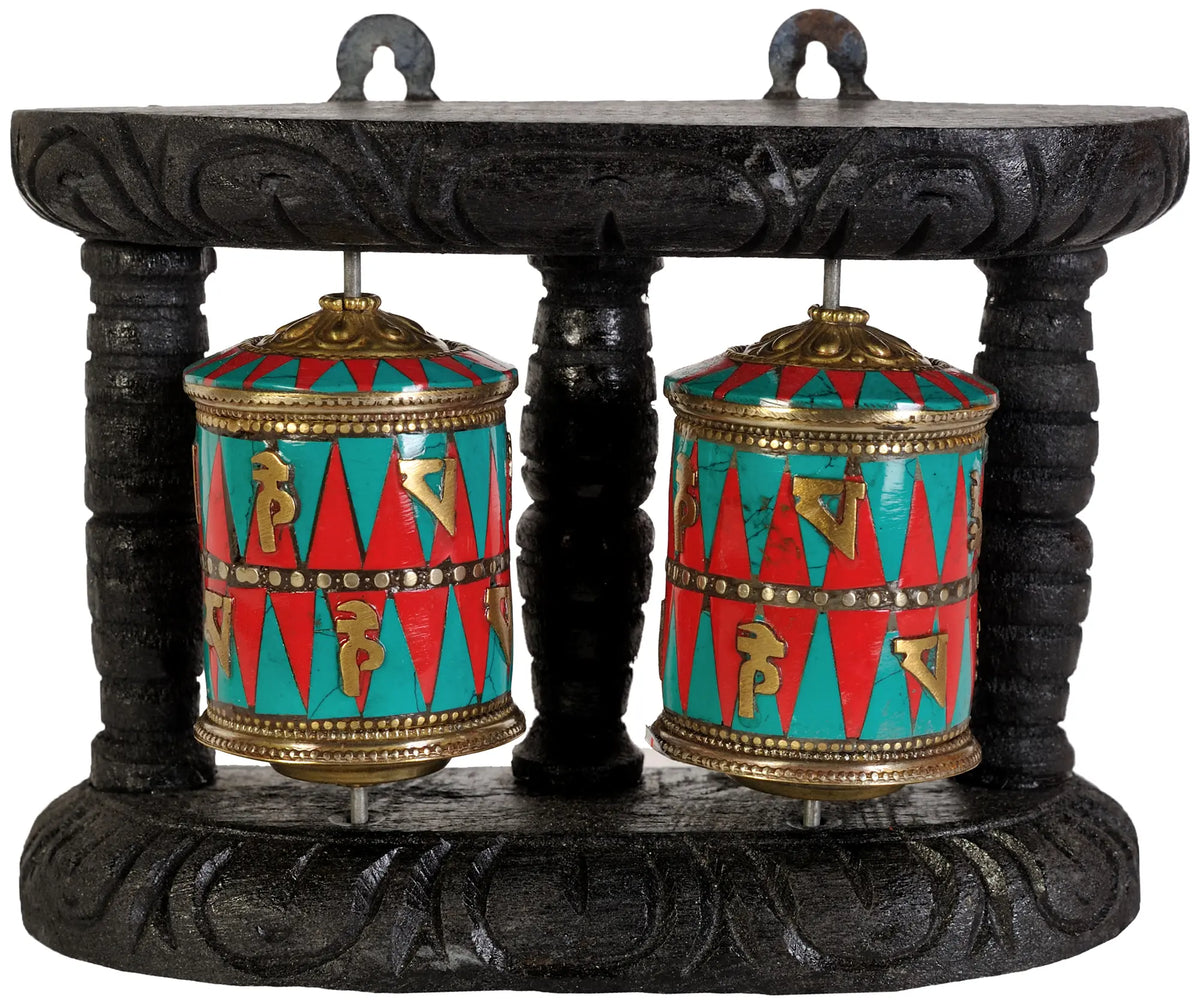 Tibetan Buddhist Prayer Wheels