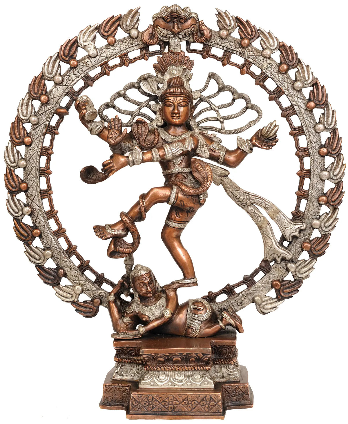 17" Nataraja In Brass | Handmade | Made In India