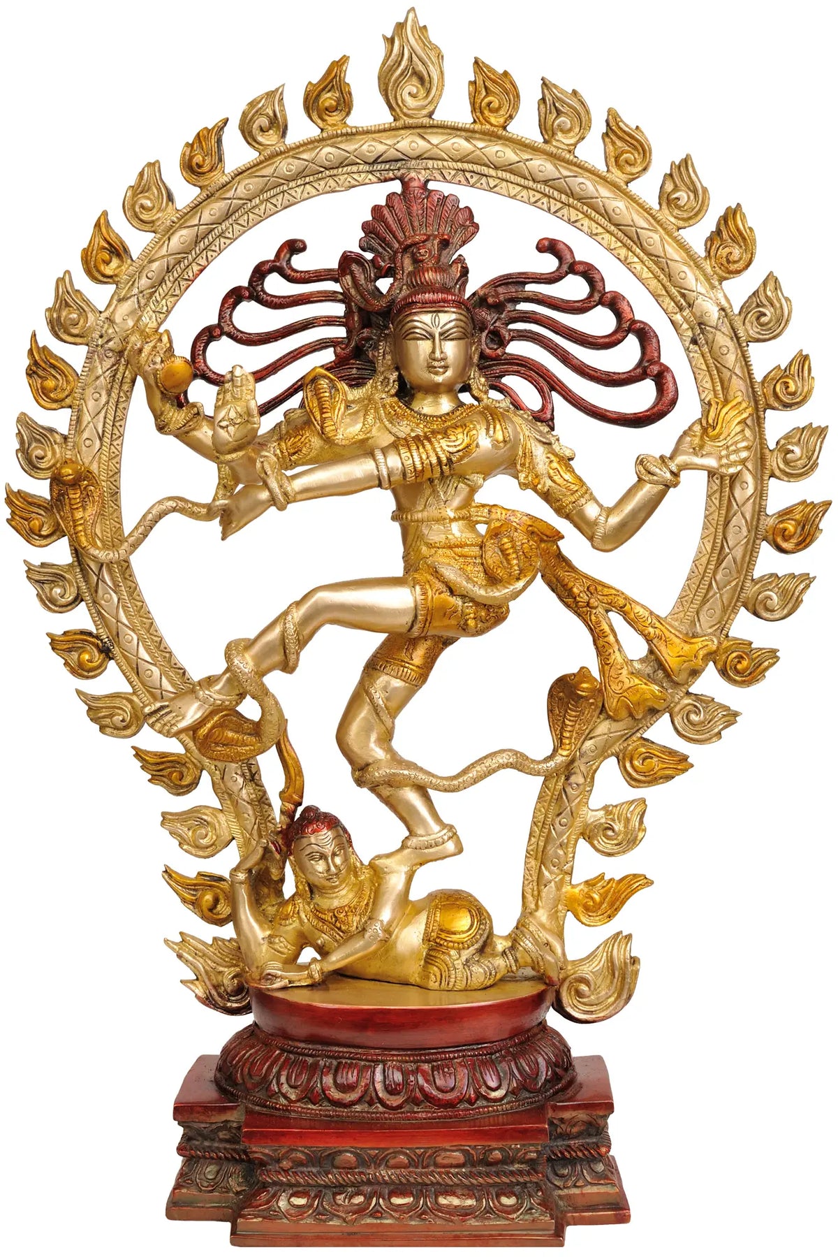 22" Nataraja In Brass | Handmade | Made In India