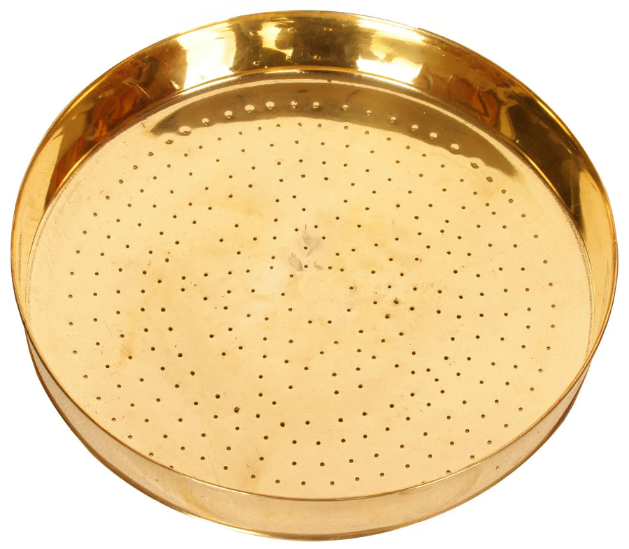 Brass Abhisheka Sieve for Pooja