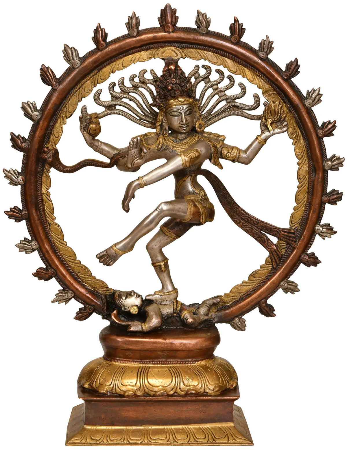 14" Nataraja In Brass | Handmade | Made In India