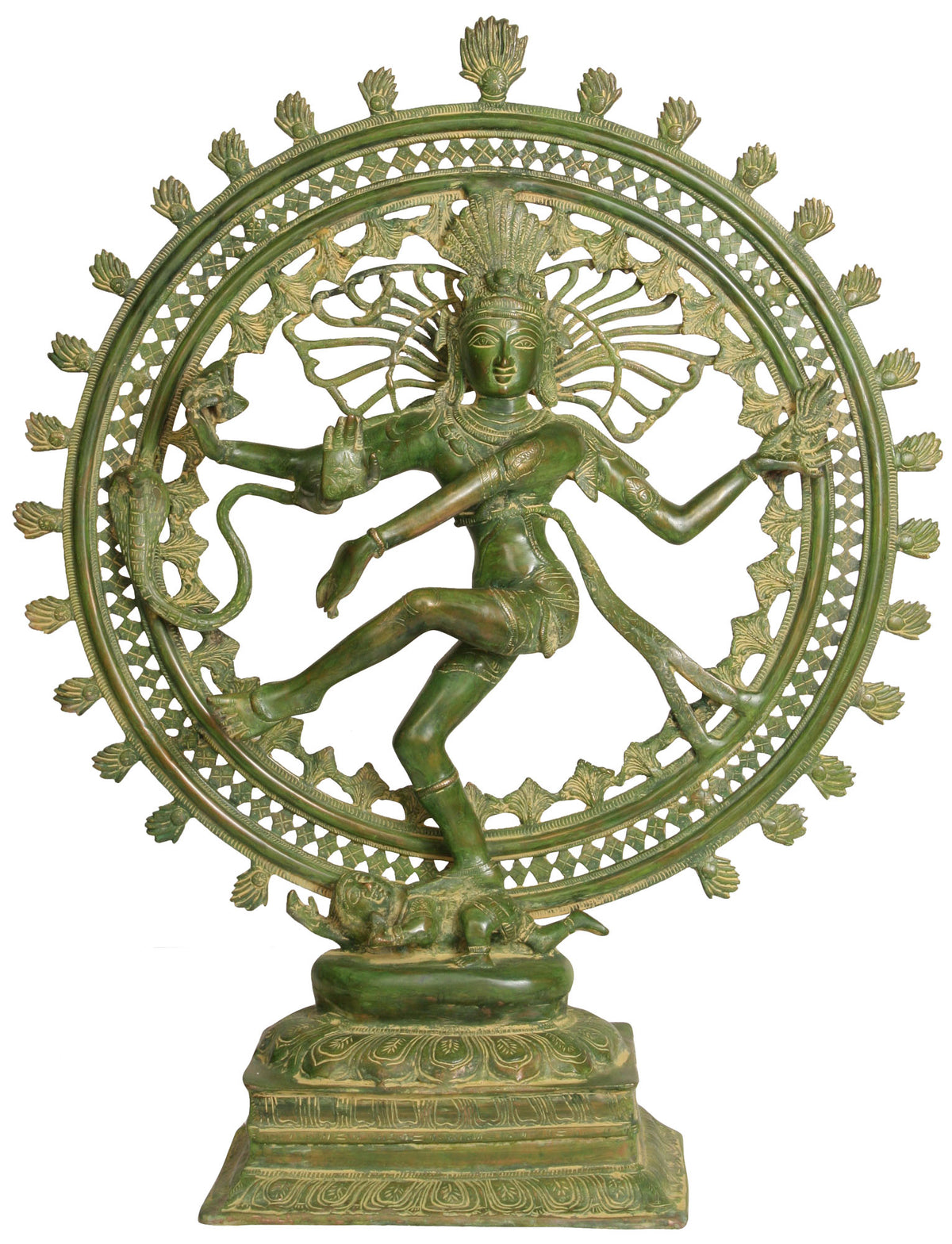 28" Beauty of Lord Nataraja | Handmade Indian Brass Statue