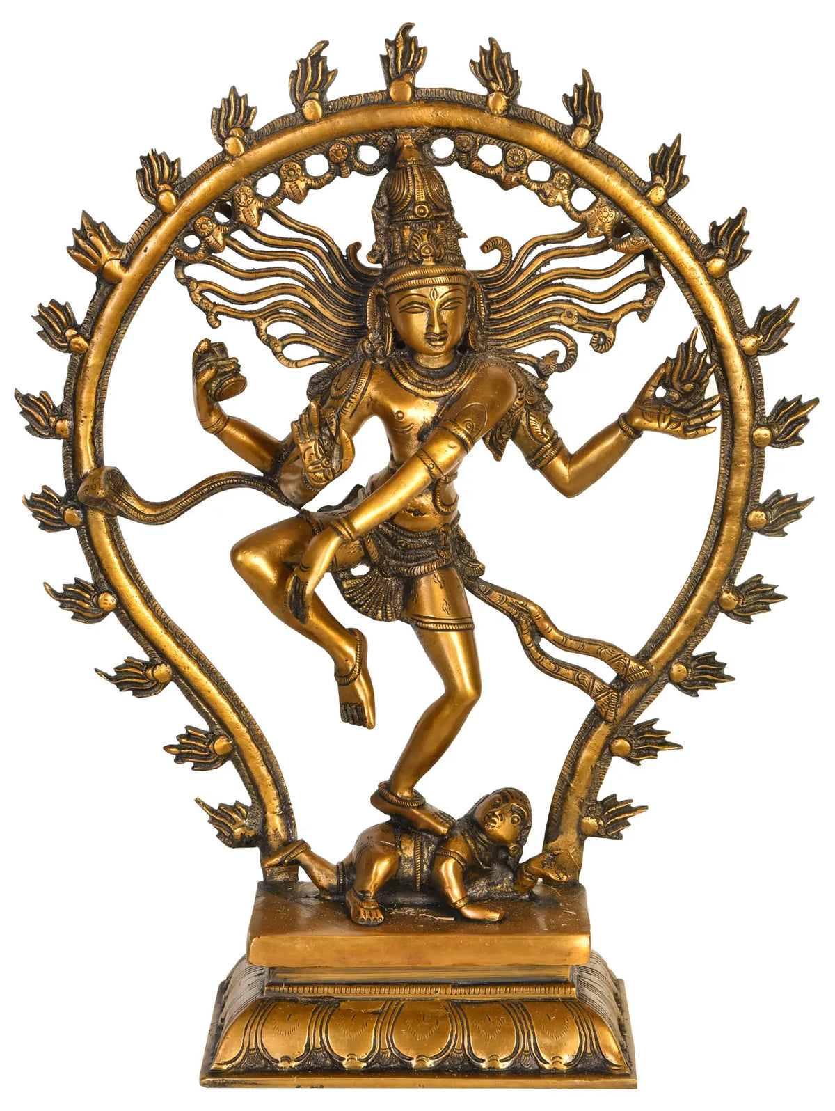 15" Nataraja In Brass | Handmade | Made In India