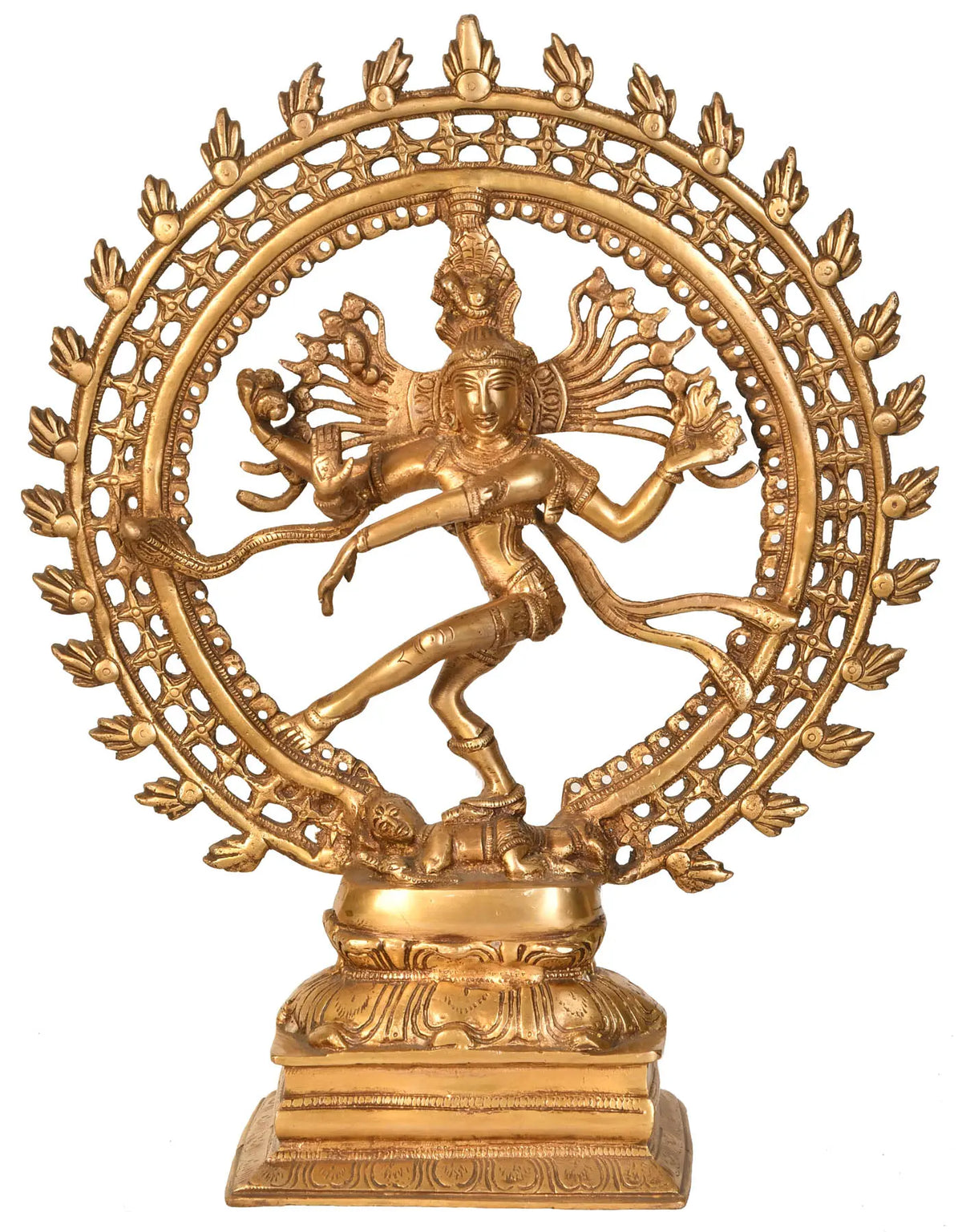 17" Nataraja In Brass | Handmade | Made In India