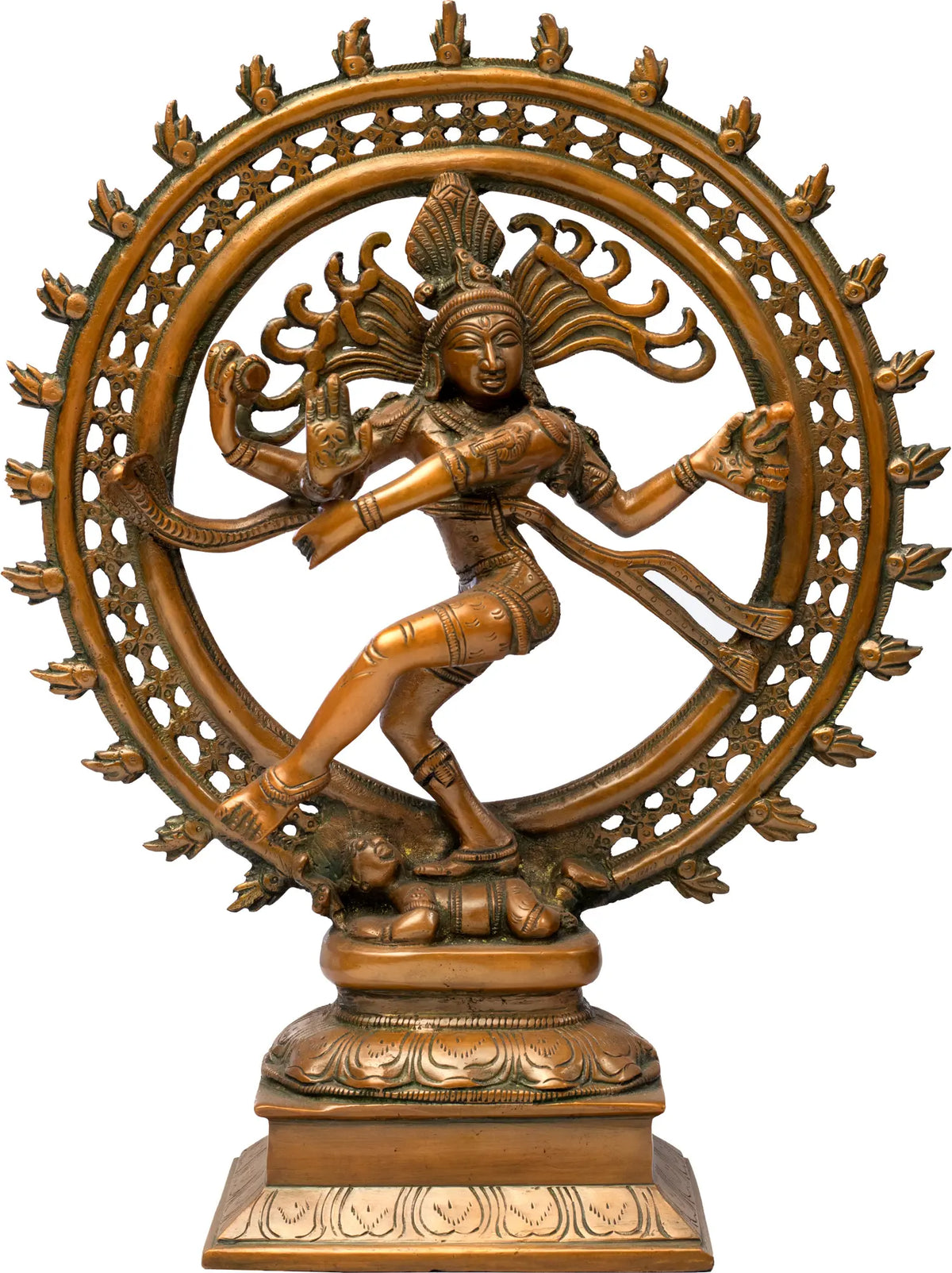 13" Nataraja In Brass | Handmade | Made In India
