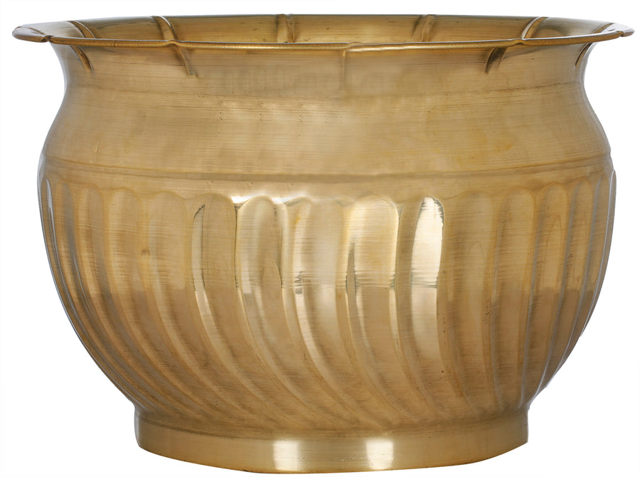 Brass Indoor Plant Planter for Home Decor