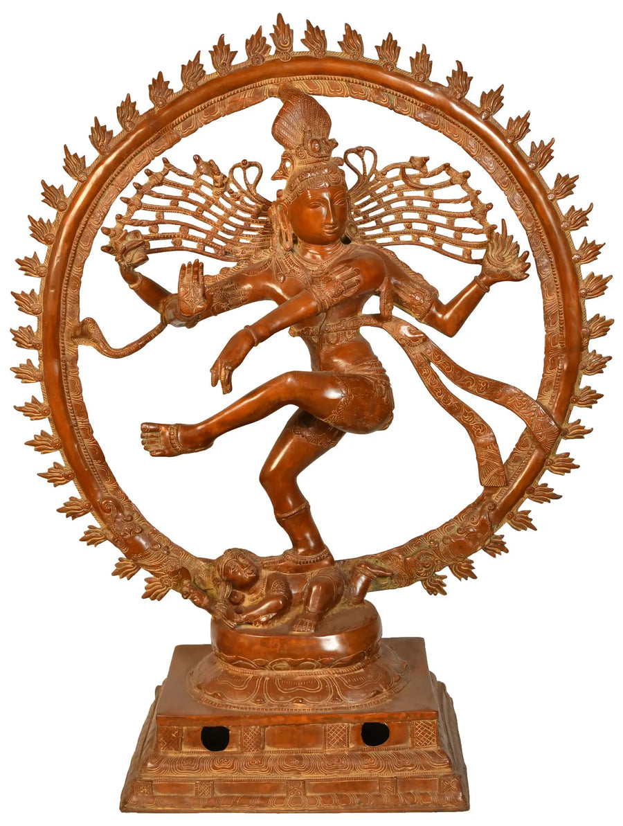 40" Large Nataraja Brass Statue Handmade