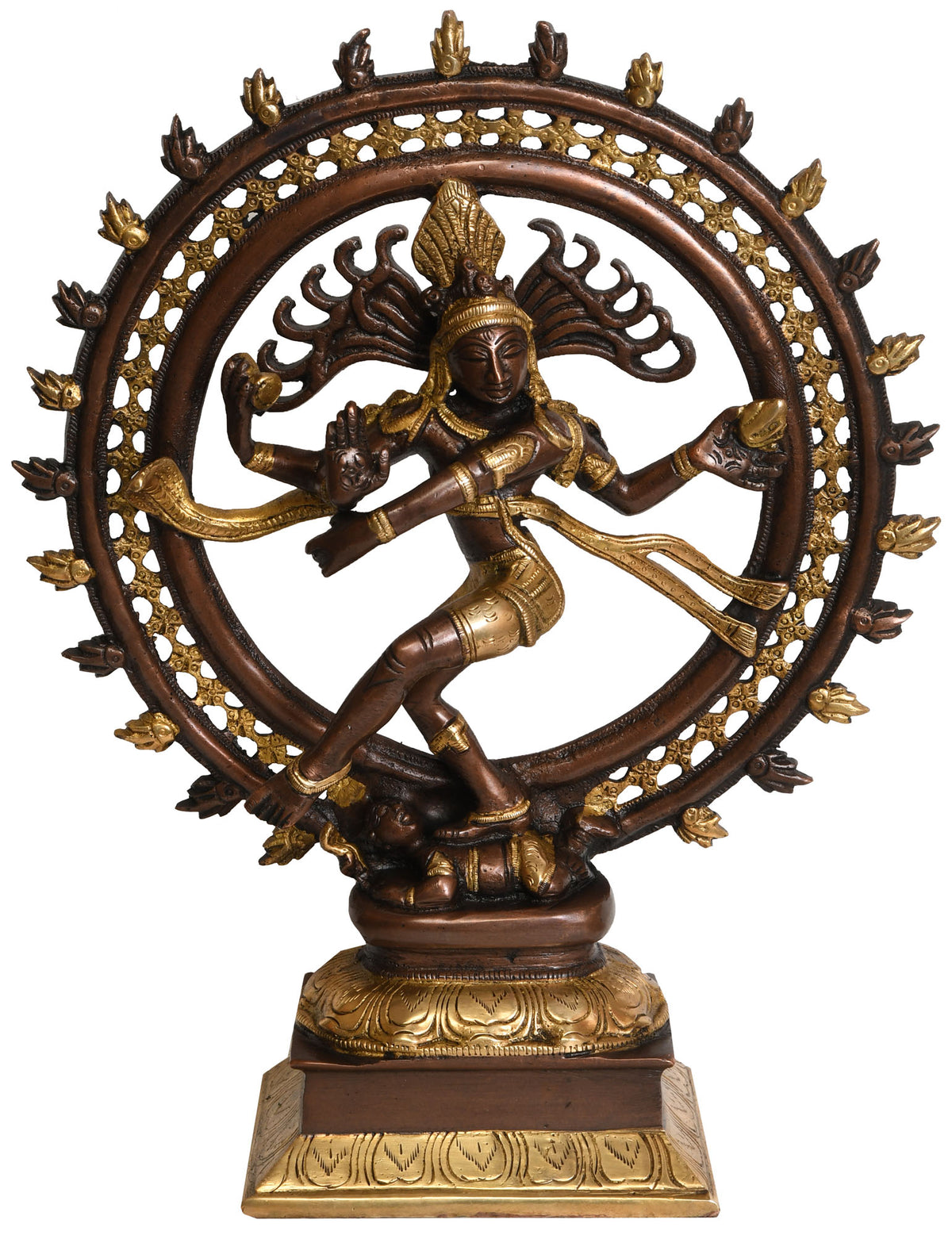 13" Nataraja Brass Statue Handmade