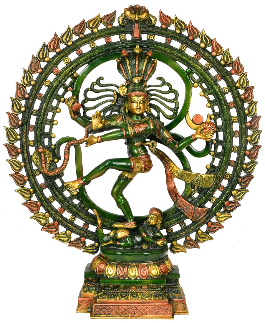 23" Nataraja Handmade Brass Statue for Home Decor