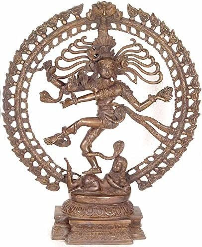 20" Nataraja Handmade Brass Statue for Home Decor