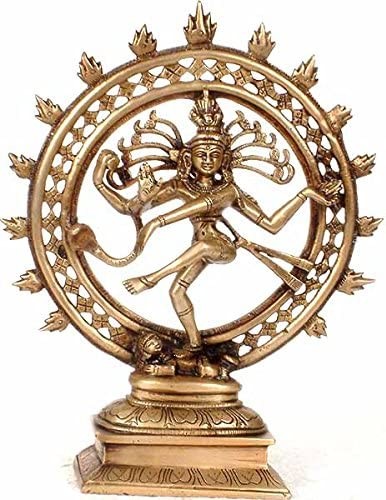 9" Nataraja Brass Statue Handmade