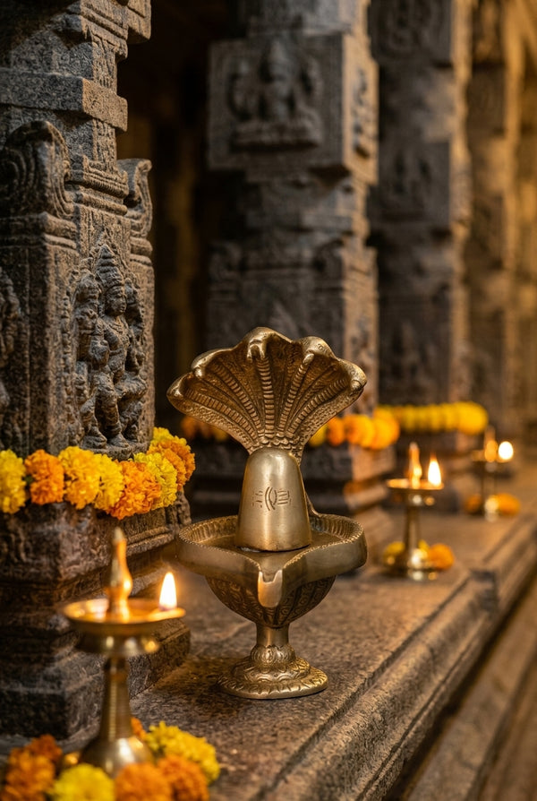 Brass Shiva Linga Idols