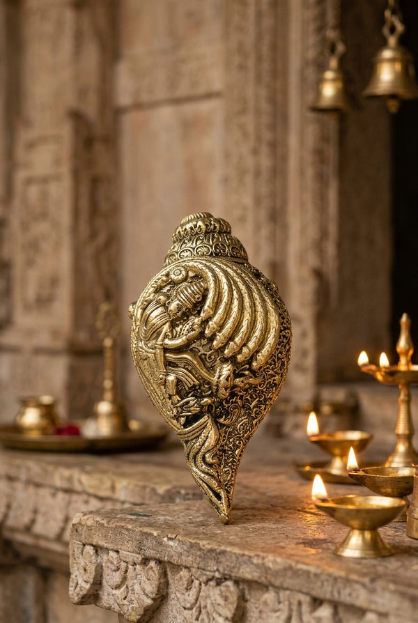 Brass Conch (Shankh)