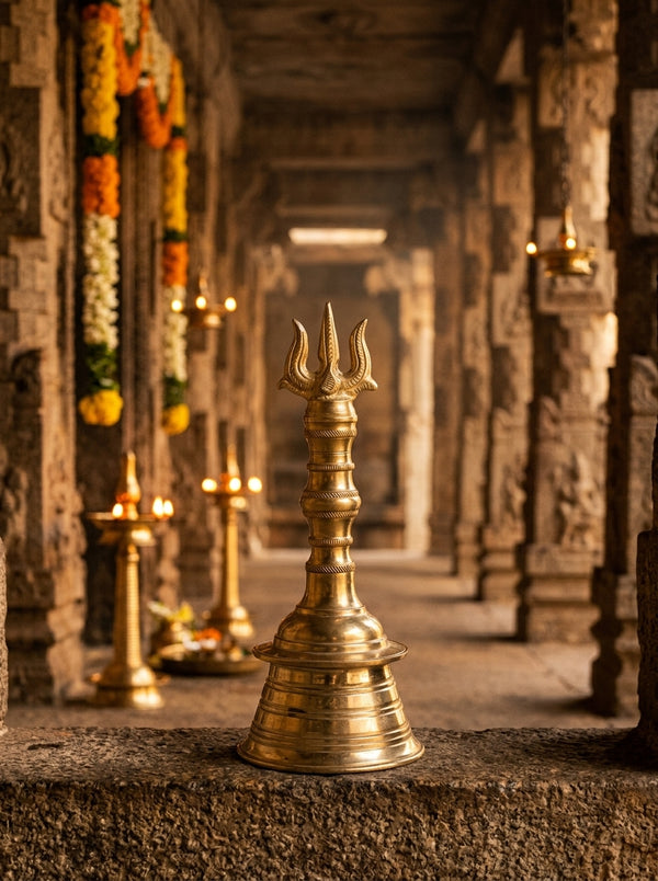 Brass Shiva Trident (Trishul)