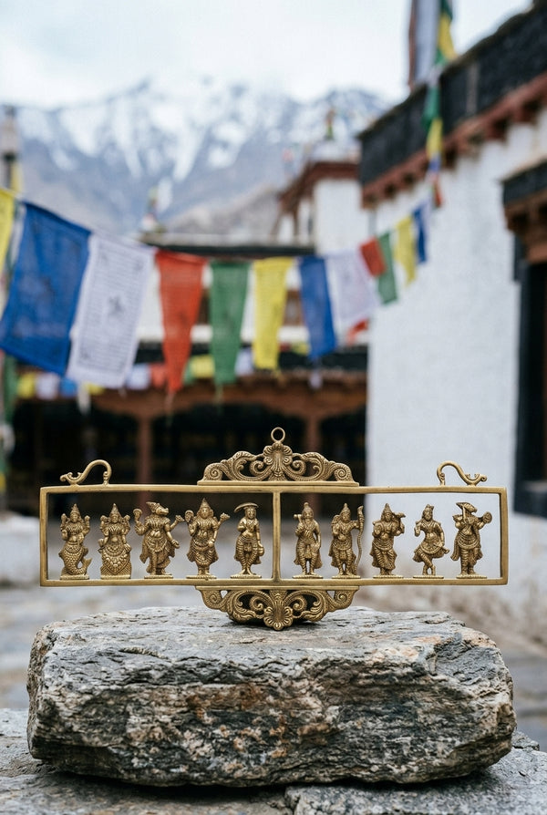 Dashavatara Set of Brass Statues