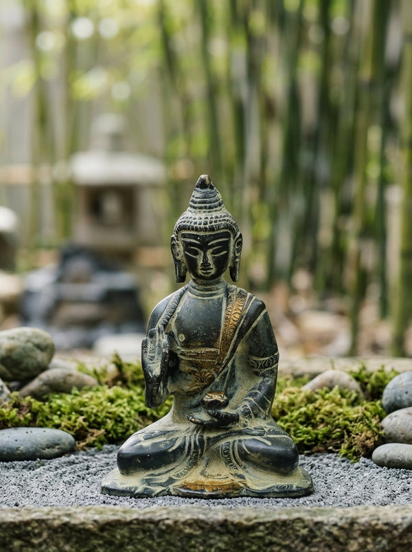 Brass Vitarka Mudra Buddha Statues