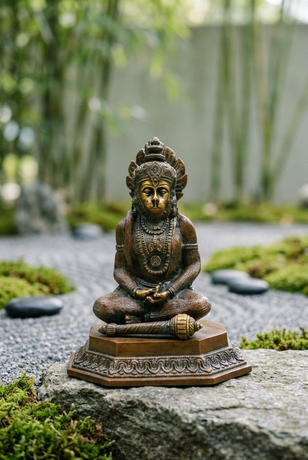 Small Brass Hanuman Statues
