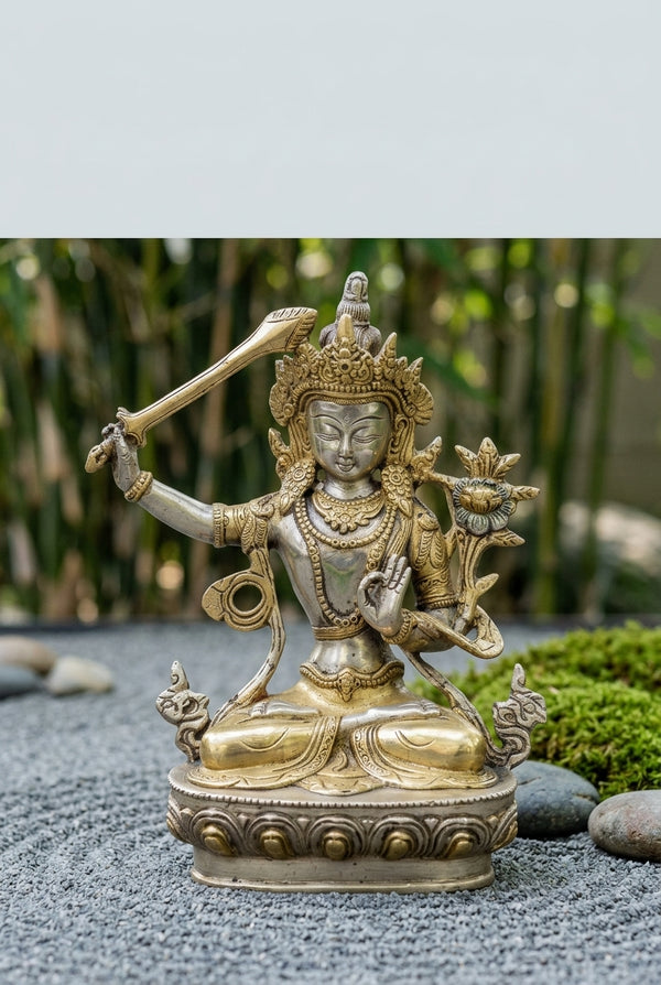 Brass Bodhisattva Statues