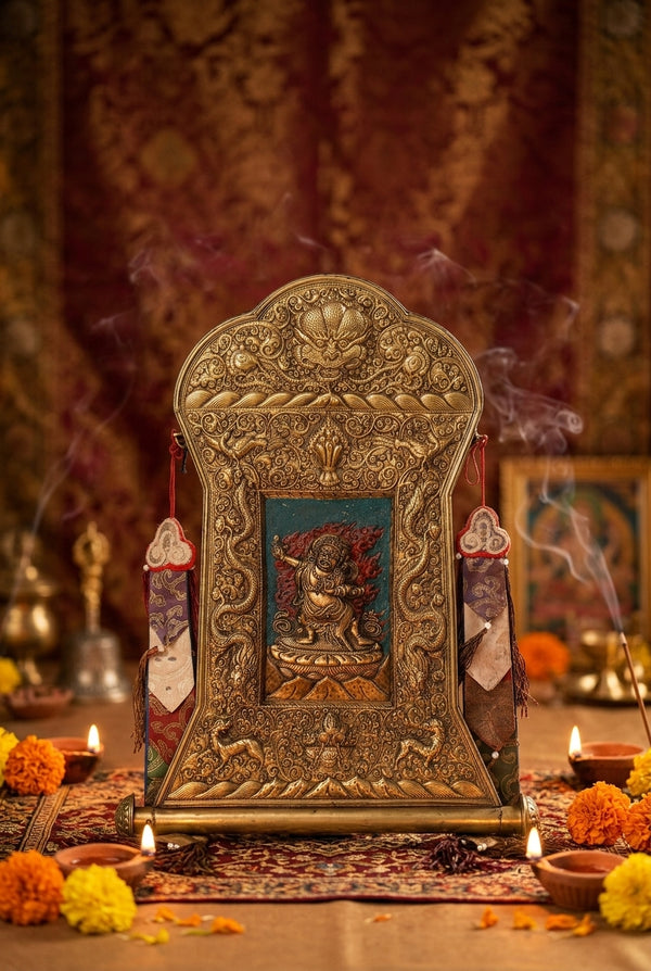 Brass Wrathful Deity Statues