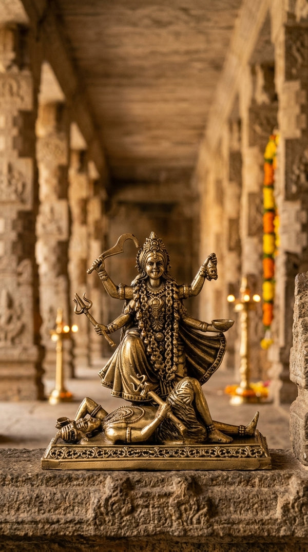Goddess Kali Brass Statues