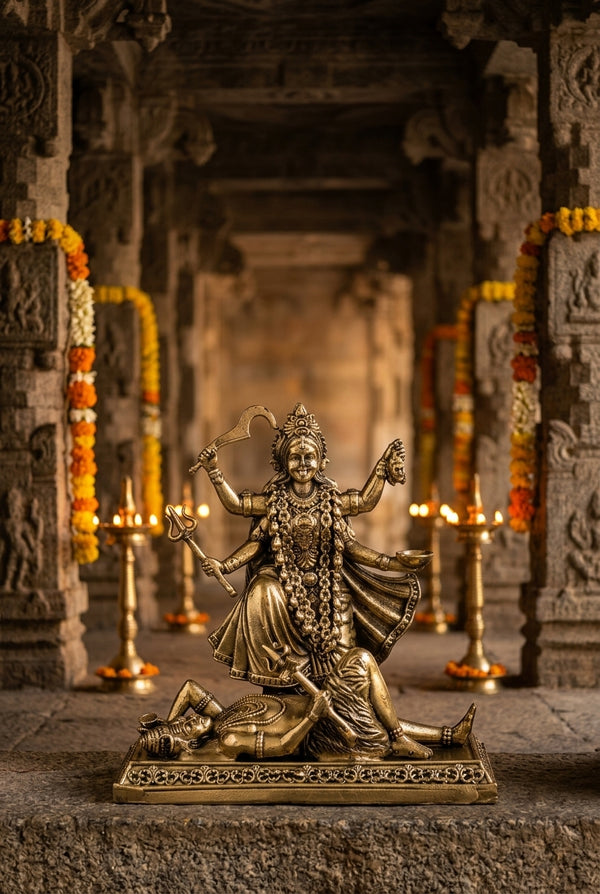 Hindu Goddess Brass Statues