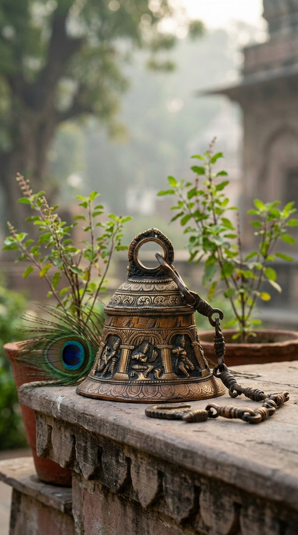 Brass Hanging Temple Bells