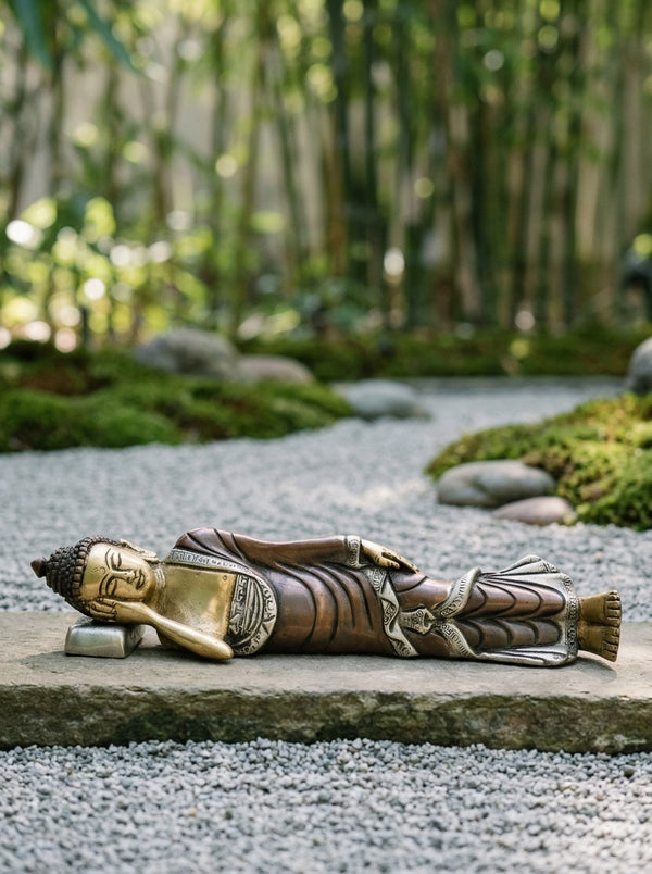 Brass Mahaparinirvana Buddha Statues