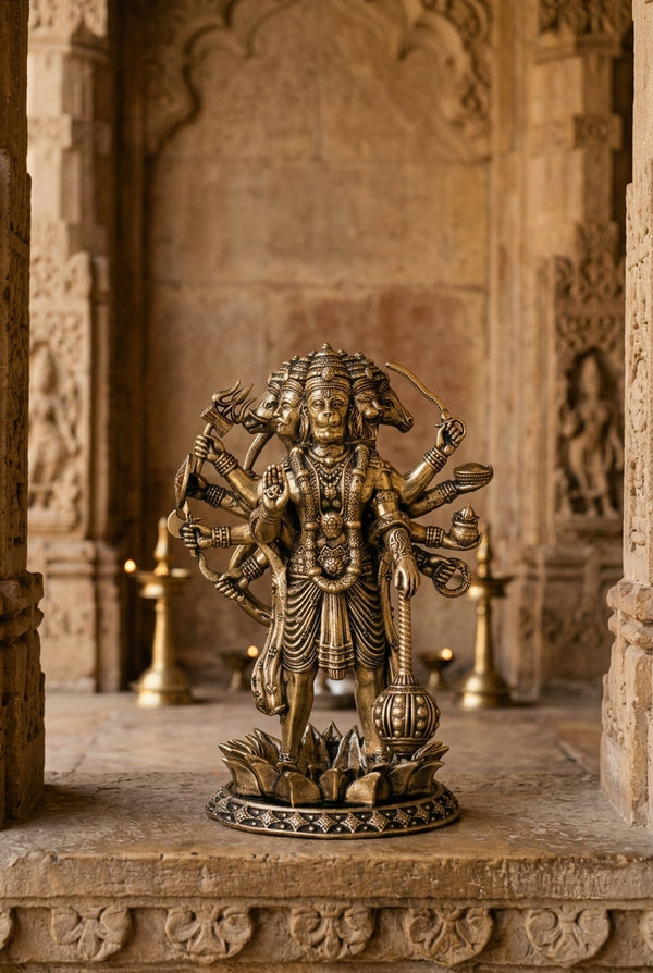 Brass Hanuman Lightweight Superfine Statues