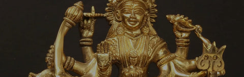 Small Brass Durga Statues