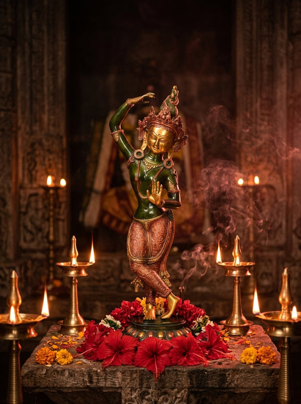 Brass Maya Devi Statues