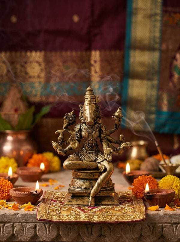 Small Brass Statues