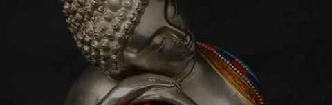 Thinking Buddha Brass Statue