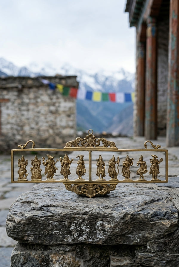 Lord Vishnu Brass Statues