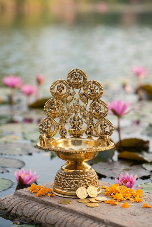 Akshaya Tritiya brass statues collection